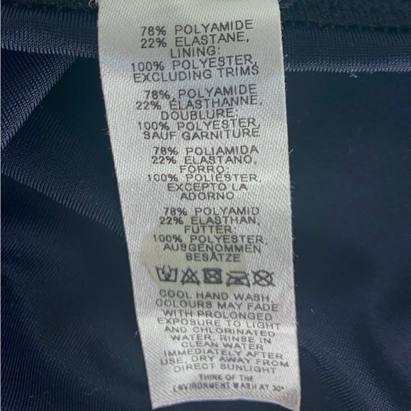 ASOS Women’s Black High Waisted Bikini Bottom Size 4 - Picture 5 of 8